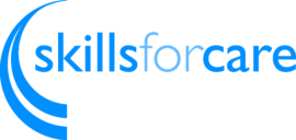Skills for Care Logo Blue
